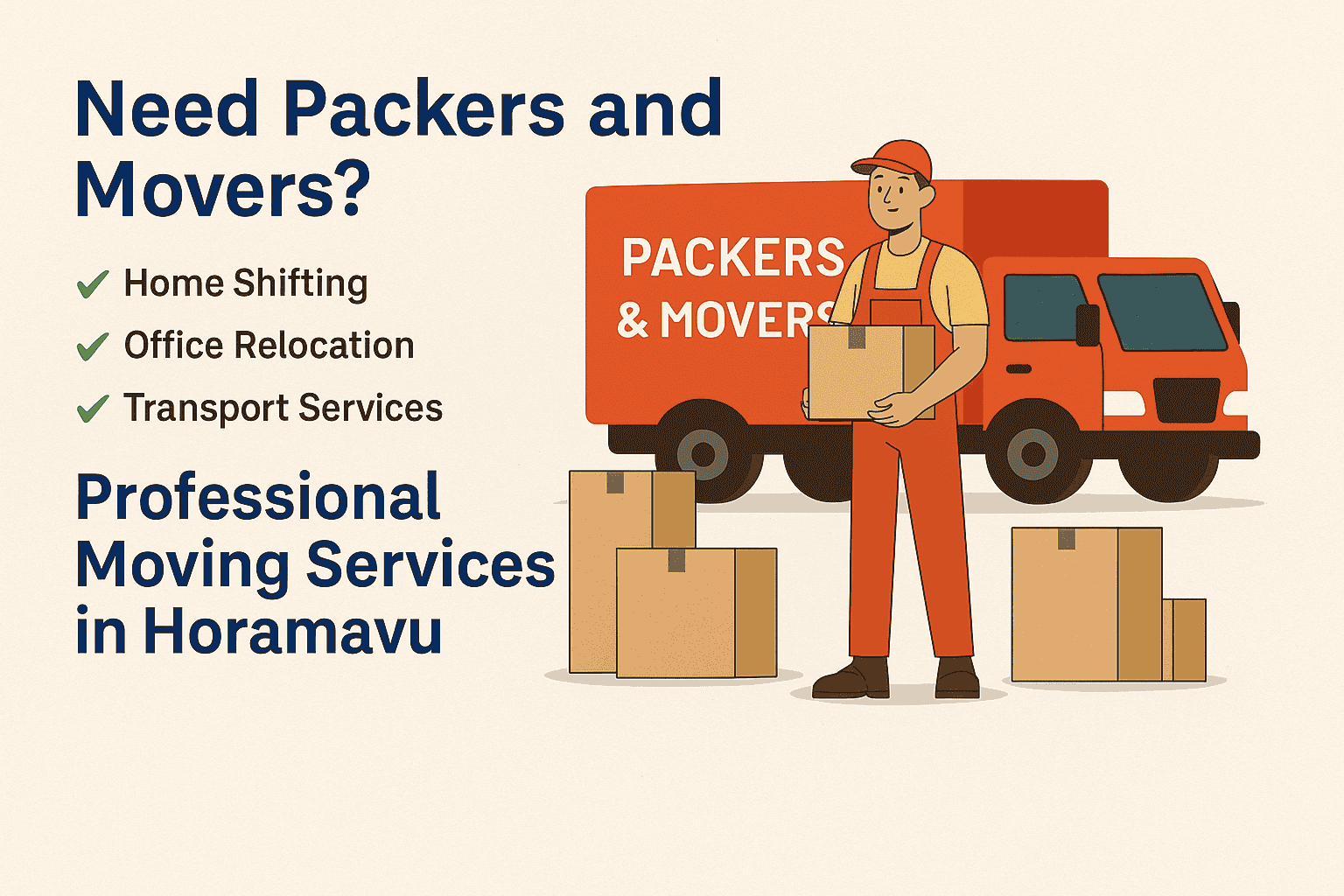 Same Day House Shifting in Horamavu